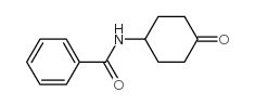 4-苯甲酰胺-环己酮结构式