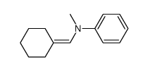 cyclohexylidene(N-methylanilino)methane Structure
