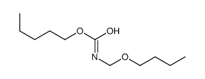 pentyl N-(butoxymethyl)carbamate Structure