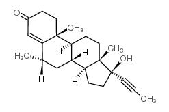 双甲乙炔睾酮结构式