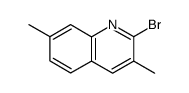 2-bromo-3,7-dimethylquinoline Structure