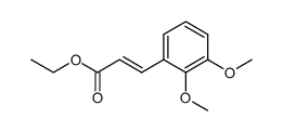 (E)-Ethyl 3-(2,3-dimethoxyphenyl)-2-propenoate Structure
