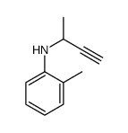 N-but-3-yn-2-yl-2-methylaniline结构式