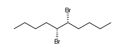 racemic 5,6-dibromo-decane Structure