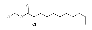 chloromethyl 2-chloroundecanoate结构式