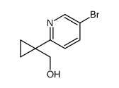 (1-(5-bromopyridin-2-yl)cyclopropyl)Methanol Structure