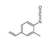 4-ethenyl-1-isocyanato-2-methylbenzene Structure