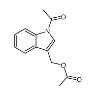 (1-acetylindol-3-yl)methyl acetate结构式