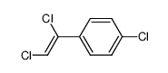 cis-1,2-Dichlor-2-[4-chlor-phenyl]-aethylen Structure
