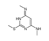 4-N,6-N-dimethyl-2-methylsulfanylpyrimidine-4,6-diamine Structure