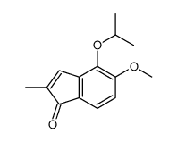 5-methoxy-2-methyl-4-propan-2-yloxyinden-1-one Structure