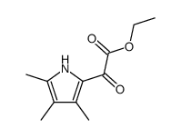 (3,4,5-trimethyl-pyrrol-2-yl)-glyoxylic acid ethyl ester结构式