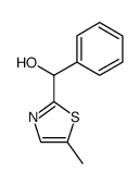 (5-methyl-thiazol-2-yl)-phenyl-methanol结构式