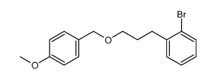 1-bromo-2-(3-((4-methoxybenzyl)oxy)propyl)benzene结构式
