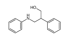 N-phenyl-2-phenyl-3-aminopropan-1-ol Structure