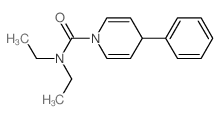 N,N-diethyl-4-phenyl-4H-pyridine-1-carboxamide结构式