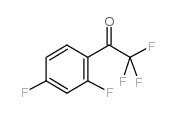 1-(2,4-二氟苯基)-2,2,2-三氟乙酮结构式