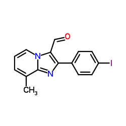 2-(4-Iodophenyl)-8-methylimidazo[1,2-a]pyridine-3-carbaldehyde Structure