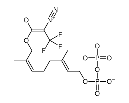 2-diazo-3-trifluoropropionyloxy geranyl pyrophosphate Structure