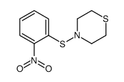 4-(2-nitrophenyl)sulfanylthiomorpholine结构式