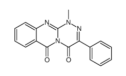 1-methyl-3-phenyl-[1,2,4]triazino[3,4-b]quinazoline-4,6-dione Structure