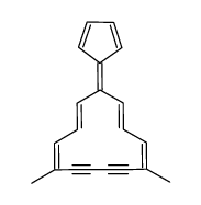 5,10-dimethyl-6,8-bisdehydropentatridecafulvalene结构式