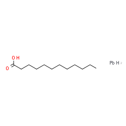 Dodecanoic acid, lead salt, basic结构式