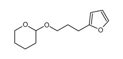 2-((3-(2'-furyl)propyl)oxy)tetrahydro-2H-pyran结构式