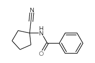 N-(1-氰基环戊基)-苯甲酰胺结构式
