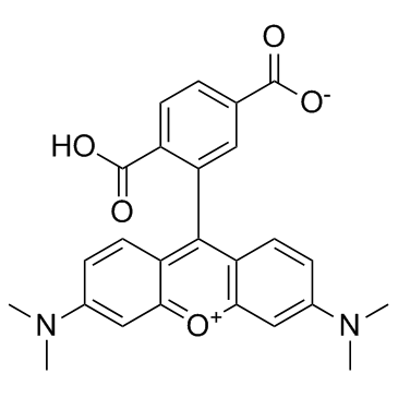 6-Carboxytetramethylrhodamine structure