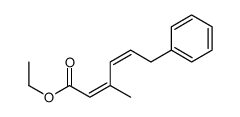 ethyl 3-methyl-6-phenylhexa-2,4-dienoate结构式