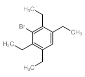 3-bromo-1,2,4,5-tetraethyl-benzene Structure