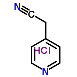 4-Pyridinylacetonitrile hydrochloride (1:1) Structure