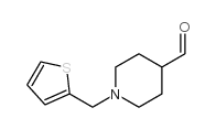 1-(噻吩-2-甲基)哌啶-4-甲醛结构式