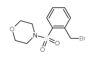 4-((2-(溴甲基)苯基)磺酰基)吗啉结构式