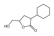 3-cyclohexyl-5-hydroxymethyl-dihydro-furan-2-one结构式