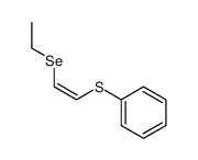 ((Z)-2-Ethylselanyl-vinylsulfanyl)-benzene结构式