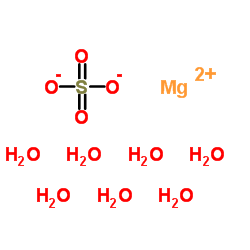 magnesium sulfate heptahydrate Structure