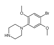 1-(2,5-dimethoxy-4-bromophenyl)piperazine结构式