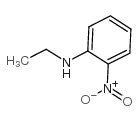 N-乙基-2-硝基苯胺结构式