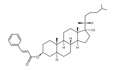 5α-cholestan-3β-yl trans-cinnamate Structure
