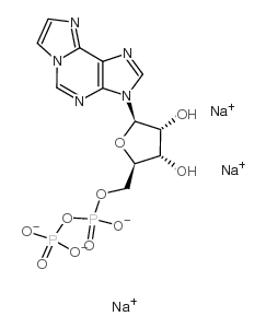 1,N6-乙基腺苷-5'-二磷酸酯结构式