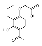2-(4-acetyl-3-hydroxy-2-propylphenoxy)acetic acid结构式