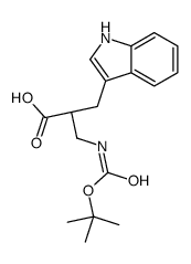 (2R)-3-{[[(叔丁氧基)羰基]氨基} -2-(1H-吲哚-3-基甲基)丙酸图片