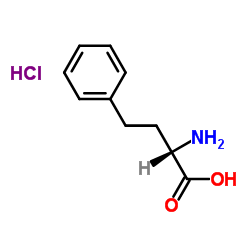 L-高苯丙氨酸盐酸盐结构式