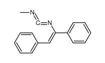 N-((methylimino)methylene)-1,2-diphenylethenamine Structure
