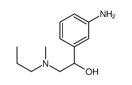 1-(3-aminophenyl)-2-(methyl-propyl-amino)ethanol Structure