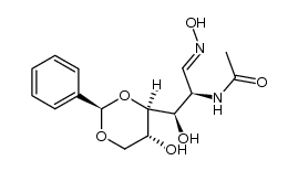 2-Acetamido-4,6-O-benzyliden-2-desoxy-D-glucose-oxim结构式