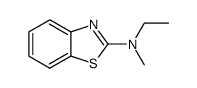 2-Benzothiazolamine,N-ethyl-N-methyl-(9CI) Structure