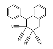 1-phenyl-1,4-dihydronaphthalene-2,2,3,3-tetracarbonitrile Structure